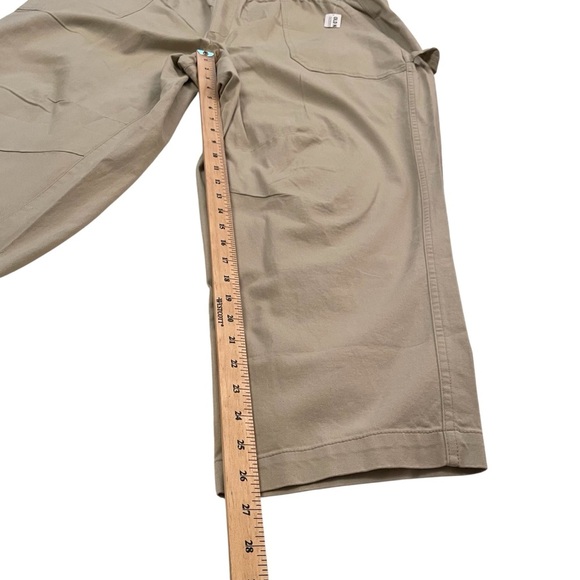 Old Navy High Rise Pulla Utility Pants Pull On Stretch Beige Pants-Size 2X NWT - Picture 4 of 14